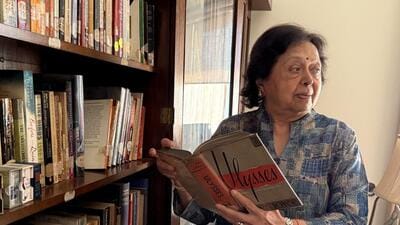 86-year-old Nayana Goradia fondly recalls being at the site of the novel’s opening scene on Bloomsday in 1962. (HT Photo) 86-year-old Nayana Goradia fondly recalls being at the site of the novel’s opening scene on Bloomsday in 1962. (HT Photo)