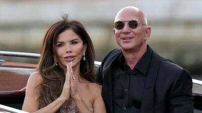 After a lavish wedding in Venice, Jeff Bezos and Lauren Sanchez hosted a pajama-themed after-party attended by celebrities. (AP/PTI)(AP06_29_2025_000003B) (AP) After a lavish wedding in Venice, Jeff Bezos and Lauren Sanchez hosted a pajama-themed after-party attended by celebrities. (AP/PTI)(AP06_29_2025_000003B) (AP)