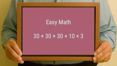 A brain teaser shared on X puzzled users with a maths riddle. (X/@ganeshuor)