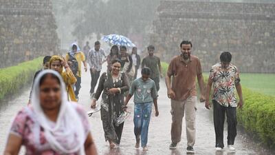IMD announced the advance of monsoon into Delhi on Sunday. (Sanjeev Verma/HT Photo) IMD announced the advance of monsoon into Delhi on Sunday. (Sanjeev Verma/HT Photo)