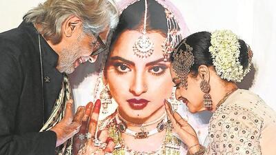 Indian filmmaker Muzaffar Ali (L) and actor Rekha pose for photographs as they attend the special screening and theatrical re-release of their iconic Indian film ‘Umrao Jaan’ in Mumbai on June 26, 2025. (AFP) Indian filmmaker Muzaffar Ali (L) and actor Rekha pose for photographs as they attend the special screening and theatrical re-release of their iconic Indian film ‘Umrao Jaan’ in Mumbai on June 26, 2025. (AFP)