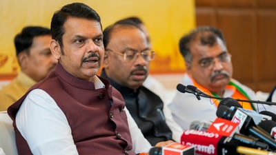 Chief Minister Devendra Fadnavis announces panel led by educationist Narendra Jadhav to review and guide implementation of Maharashtra’s language policy. (PTI File) Chief Minister Devendra Fadnavis announces panel led by educationist Narendra Jadhav to review and guide implementation of Maharashtra’s language policy. (PTI File)