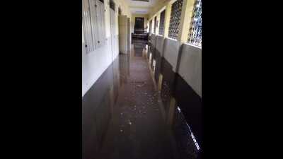 Teachers at PMC schools report that poor infrastructure, such as broken classrooms, inadequate seating, leaking rooftops, and damaged toilets, has been a longstanding issue. (HT) Teachers at PMC schools report that poor infrastructure, such as broken classrooms, inadequate seating, leaking rooftops, and damaged toilets, has been a longstanding issue. (HT)
