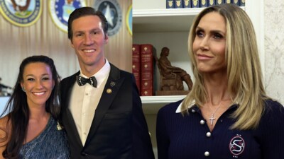 Pat Harrigan and Lara Trump are in the run to fill Thom Tillis seat (X and Bloomberg) Pat Harrigan and Lara Trump are in the run to fill Thom Tillis seat (X and Bloomberg)