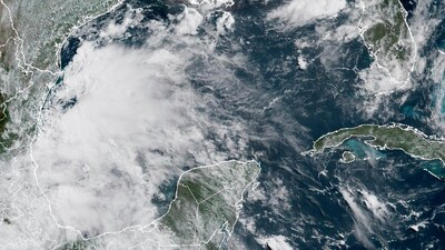 This satellite image provided by the National Oceanic and Atmospheric Administration (NOAA) shows Tropical Storm Barry (AP) This satellite image provided by the National Oceanic and Atmospheric Administration (NOAA) shows Tropical Storm Barry (AP)