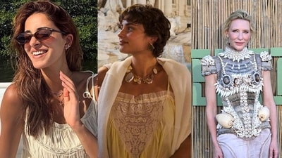 Ananya Panday, Taylor Hill and Cate Blanchett in the mermaidcore aesthetic. (Photos: Instagram) Ananya Panday, Taylor Hill and Cate Blanchett in the mermaidcore aesthetic. (Photos: Instagram)