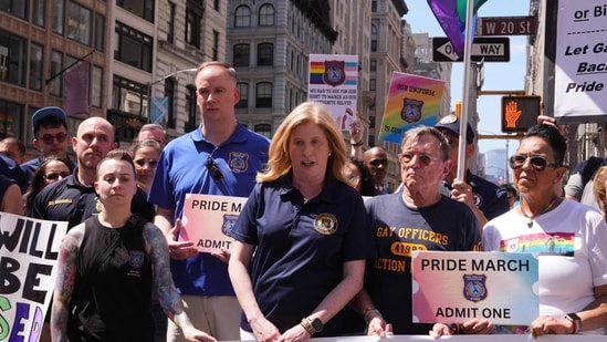 Major American cities, including New York, San Francisco, Chicago, and Seattle, are concluding Pride Month with parades on June 29. (Photo by Adam Gray / GETTY IMAGES NORTH AMERICA / Getty Images via AFP) (Getty Images via AFP)