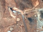 A satellite image shows damage to the tunnel entrances of the Isfahan Nuclear Technology Research Center, following US airstrikes amid the Iran-Israel conflict, in Isfahan, Iran, June 22, 2025.