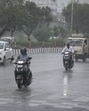 Lucknow experienced light rainfall of 4.6 mm that brought it relief from the sultry weather. (Deepak Gupta/HT) Lucknow experienced light rainfall of 4.6 mm that brought it relief from the sultry weather. (Deepak Gupta/HT)