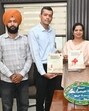 Mayor Inderjit Kaur with others launching 'Road Safety Assessment Report of Ludhiana on Monday. (HT Photo) Mayor Inderjit Kaur with others launching 'Road Safety Assessment Report of Ludhiana on Monday. (HT Photo)
