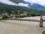 Swollen beas river following heavy monsoon rainfall, in Kullu district, Himachal Pradesh, Sunday, June 29, 2025. Swollen beas river following heavy monsoon rainfall, in Kullu district, Himachal Pradesh, Sunday, June 29, 2025.