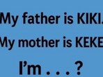 A brain teaser shared on Facebook puzzled users. A brain teaser shared on Facebook puzzled users.