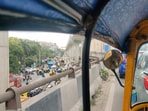 Stuck on a 3 km stretch in Bengaluru near Sarjapur, Shubham Choudhary captured his frustrating morning ride.