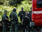 Sheriff Norris said the first call about a fire came in at 1:21 p.m., and about 40 minutes later, reports came in that firefighters were being shot at.