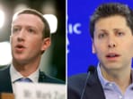 Mark Zuckerberg (L) and Sam Altman (R) are locked in a race over AI. Mark Zuckerberg (L) and Sam Altman (R) are locked in a race over AI.