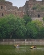 Visitors enjoy 20-minute boat rides. (Sanchit Khanna/HT Photo)