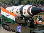 The Agni-5 missiles have a range of over 5,000 kms and carries conventional weapons.