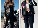 Biker girl aesthetic is taking over wardrobes. Biker girl aesthetic is taking over wardrobes.