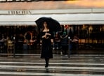 To navigate monsoon fashion, avoid thick fabrics and light colours that show stains easily.
To navigate monsoon fashion, avoid thick fabrics and light colours that show stains easily.