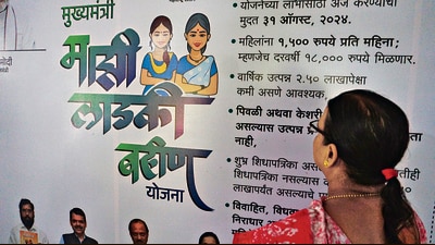 Around 75,000 women in the Pune district, registered as owners of four-wheelers, continue to be under scrutiny as the state government has now intensified its verification drive under the ‘Ladki Bahin’ scheme. (HT) Around 75,000 women in the Pune district, registered as owners of four-wheelers, continue to be under scrutiny as the state government has now intensified its verification drive under the ‘Ladki Bahin’ scheme. (HT)