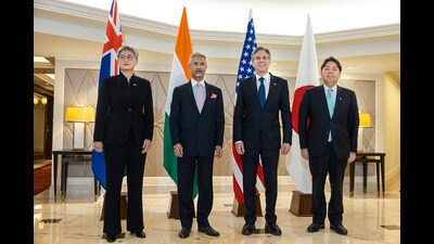 At a time when power blocs unravel and nations take refuge in bilateral arrangements to protect national interests, Quad must not lose sight of its long-term priorities. (PTI)