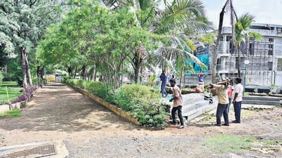 Mumbai, India - June 3, 2025:Tata Garden at Breach Candy, in Mumbai, India, on Tuesday, June 3, 2025. (Photo by Anshuman Poyrekar/ Hindustan Times) (Hindustan Times) Mumbai, India - June 3, 2025:Tata Garden at Breach Candy, in Mumbai, India, on Tuesday, June 3, 2025. (Photo by Anshuman Poyrekar/ Hindustan Times) (Hindustan Times)