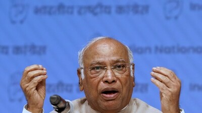 Congress chief Mallikarjun Kharge says only high command will decide on Karnataka CM change. (PTI File) Congress chief Mallikarjun Kharge says only high command will decide on Karnataka CM change. (PTI File)