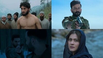 Ibrahim Ali Khan, Prithviraj Sukumaran and Kajol in Sarzameen Ibrahim Ali Khan, Prithviraj Sukumaran and Kajol in Sarzameen