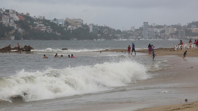 Mexico’s government warned the population in affected states to take precautions such as gathering emergency supplies and avoiding flooded streets. (Reuters)