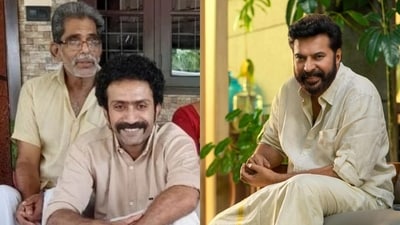 Shine Tom Chacko recalls Mammootty's advice after his father's death. Shine Tom Chacko recalls Mammootty's advice after his father's death.