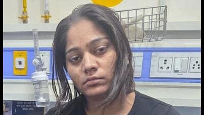 Sonam, 25, was arrested on June 8 for allegedly murdering her husband, Raja Raghuvanshi. (ANI) Sonam, 25, was arrested on June 8 for allegedly murdering her husband, Raja Raghuvanshi. (ANI)