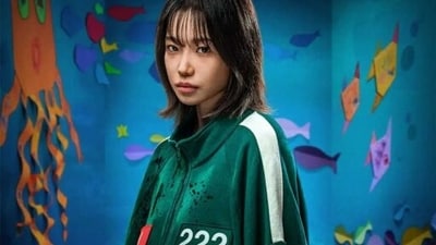 Jo Yuri plays Kim Jun Hee, aka Player 222, in the third season of Squid Game. Jo Yuri plays Kim Jun Hee, aka Player 222, in the third season of Squid Game.