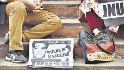 The missing man’s mother, who was repeatedly questioned the probe by Delhi Police and later, the CBI, reiterated that investigating agencies “didn’t really look for Najeeb”. (Sanjeev Verma/HT Archive) The missing man’s mother, who was repeatedly questioned the probe by Delhi Police and later, the CBI, reiterated that investigating agencies “didn’t really look for Najeeb”. (Sanjeev Verma/HT Archive)