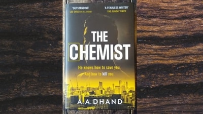 Cover of AA Dhand's latest book, The Chemist, is based in UK's Leeds. (Photo: X) Cover of AA Dhand's latest book, The Chemist, is based in UK's Leeds. (Photo: X)