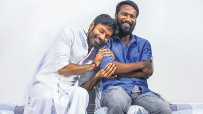 Dhanush and Vetrimaaran have worked together in films like Vada Chennai and Asuran. Dhanush and Vetrimaaran have worked together in films like Vada Chennai and Asuran.