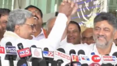 Siddaramaiah made the remarks at a press interaction in Mysuru, standing alongside Deputy Chief Minister D K Shivakumar. (X/PTI) Siddaramaiah made the remarks at a press interaction in Mysuru, standing alongside Deputy Chief Minister D K Shivakumar. (X/PTI)