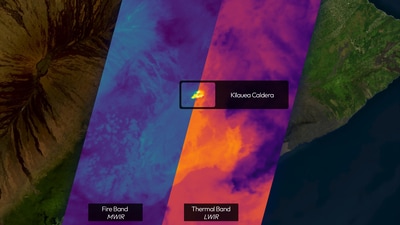 Thermal imaging from space reveals heat signatures invisible to ground-based detection systems currently protecting most fire-prone areas. (Muon Space)