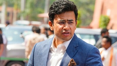 Bengaluru South BJP MP Tejasvi Surya said that the Congress high command is like a ghost, 'unseen, unheard, but always felt'. (PTI) Bengaluru South BJP MP Tejasvi Surya said that the Congress high command is like a ghost, 'unseen, unheard, but always felt'. (PTI)