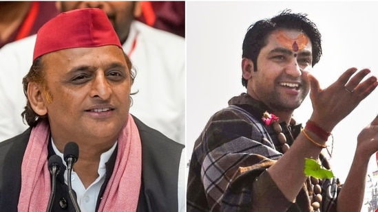 Samajwadi Party chief Akhilesh Yadav jabbed Dhirendra Shastri. (File photo)