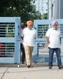Amritsar businessman Jagjit Singh Chahal and (right) former Akali leader Maninder Singh Aulakh, aka Bittu Aulakh, coming out of the vigilance office in Mohali on Monday. (HT Photo) Amritsar businessman Jagjit Singh Chahal and (right) former Akali leader Maninder Singh Aulakh, aka Bittu Aulakh, coming out of the vigilance office in Mohali on Monday. (HT Photo)