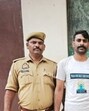 Two accused in police custody of Mathura police on Tuesday (HT Photo) Two accused in police custody of Mathura police on Tuesday (HT Photo)