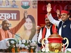 UP chief minister Yogi Adityanath (L) and Samajwadi Party chief Akhilesh Yadav UP chief minister Yogi Adityanath (L) and Samajwadi Party chief Akhilesh Yadav
