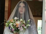 Rachel Brown surprised her groom by wearing a lehenga on their wedding day 