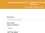 Karnataka PUC 2 Exam 3 Results Live: Check result via direct link here.