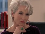 Meryl Streep as Miranda Priestly in The Devil Wears Prada.