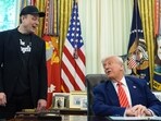 President Donald Trump speaks during a news conference with Elon Musk in the Oval Office of the White House, May 30, 2025. President Donald Trump speaks during a news conference with Elon Musk in the Oval Office of the White House, May 30, 2025.