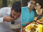 The internet dug up photos of Brandon Gill's in-laws after he criticised Zohran Mamdani (L) for eating with bare hands. The internet dug up photos of Brandon Gill's in-laws after he criticised Zohran Mamdani (L) for eating with bare hands.