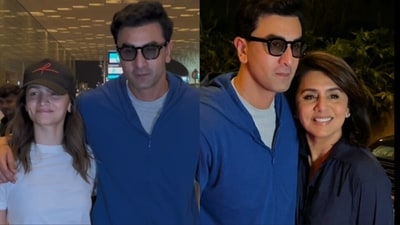 Alia Bhatt, Ranbir Kapoor and Neetu Kapoor went for a vacation. Alia Bhatt, Ranbir Kapoor and Neetu Kapoor went for a vacation.