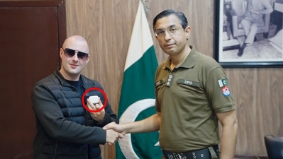After the YouTuber was informed about his AirPods being located, he told police that he would come to Pakistan to get them back. (X/@real_lord_miles)