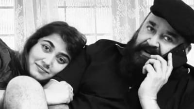 Mohanlal's daughter, Vismaya Mohanlal, will make her acting debut soon. (Vismaya Mohanlal/Instagram)
